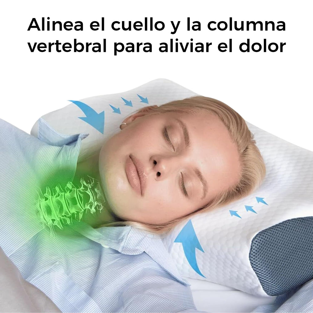 Almohada Ortopédica Elaglow® - Mejora la Calidad de tu Sueño